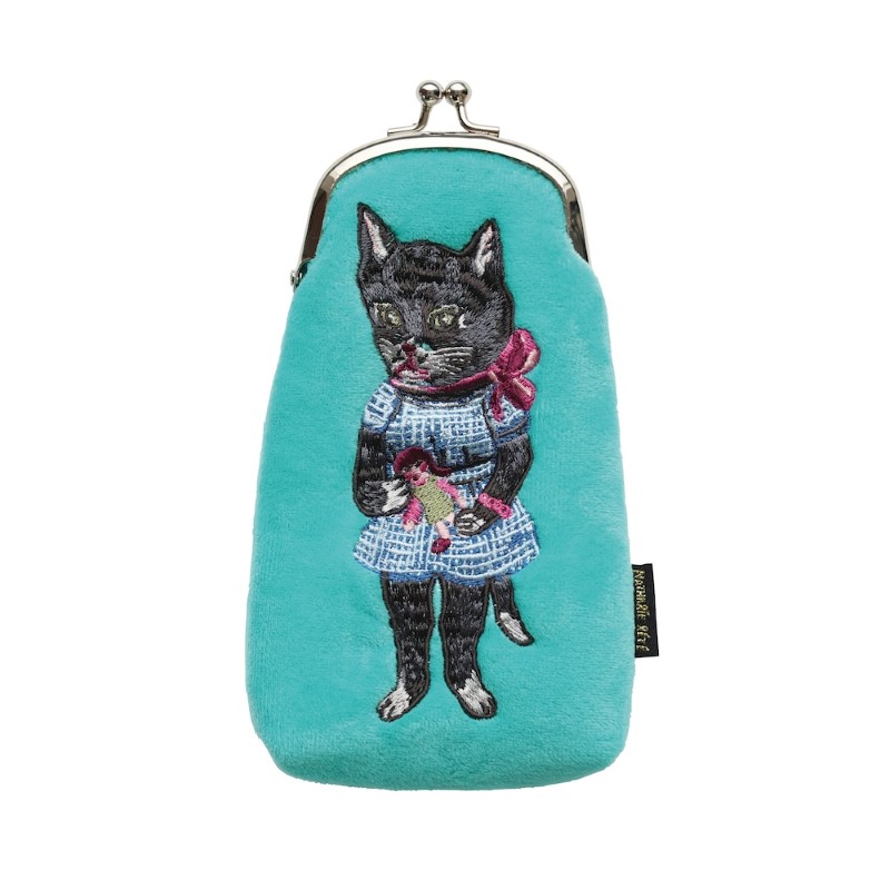 Nathalie Lete ナタリーレテ Long Purse Black cat/511224